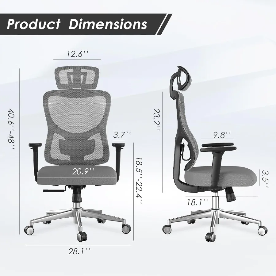 自宅でのオフィスワークやゲームに最適な、人間工学に基づいたデ - Chairs のレビューと価格