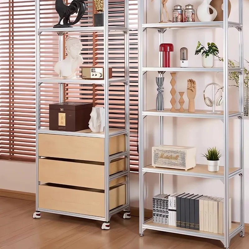 カスタムアルミ製DIY多層フロア収納ラック、オーシャンパネル - Storage のレビューと価格