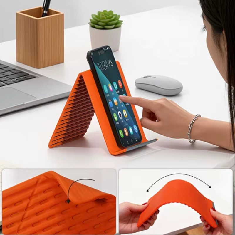 柔軟で折りたたみ可能なシリコン製スマホホルダー、ポータブルで - Office Furniture のレビューと価格