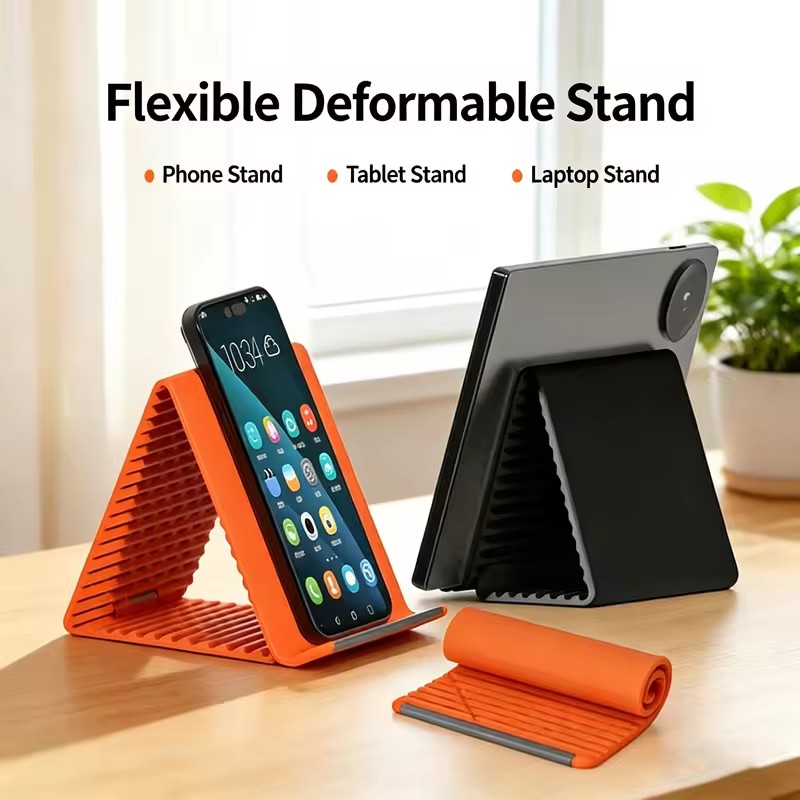 柔軟で折りたたみ可能なシリコン製スマホホルダー、ポータブルで - Office Furniture のレビューと価格