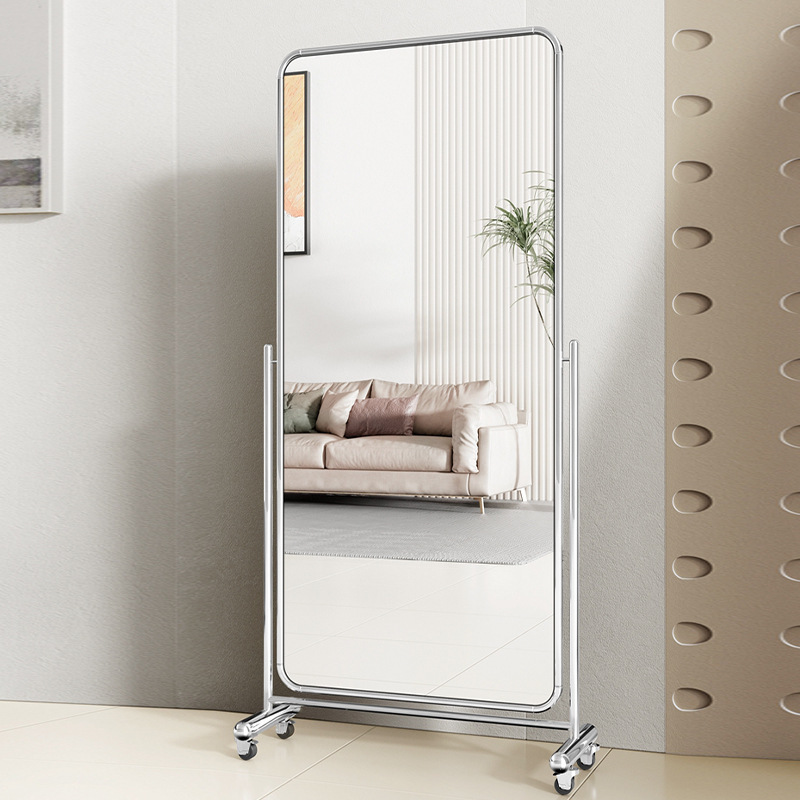 移動式ミラー ステンレス製 家庭用寝室用全身鏡 衣料品店用  - Full Length Mirror Jewelry Armoire のレビューと価格