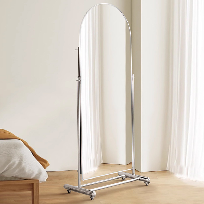移動式ミラー ステンレス製 家庭用寝室用全身鏡 衣料品店用  - Full Length Mirror Jewelry Armoire のレビューと価格